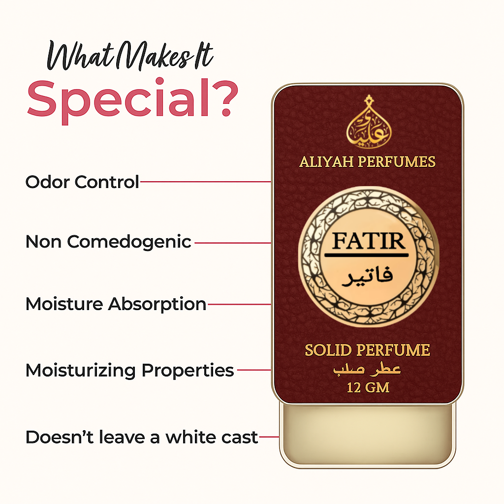 Fatir | Non-Alcoholic Unisex Arabic Solid Perfume – 12gm