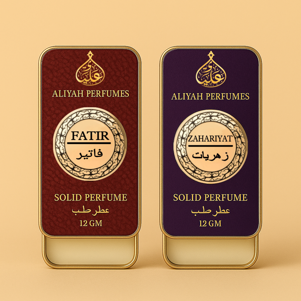 Fatir & Zahariyat Solid Perfume Combo – Premium Long-Lasting Arabic Attar (12 GM Each)