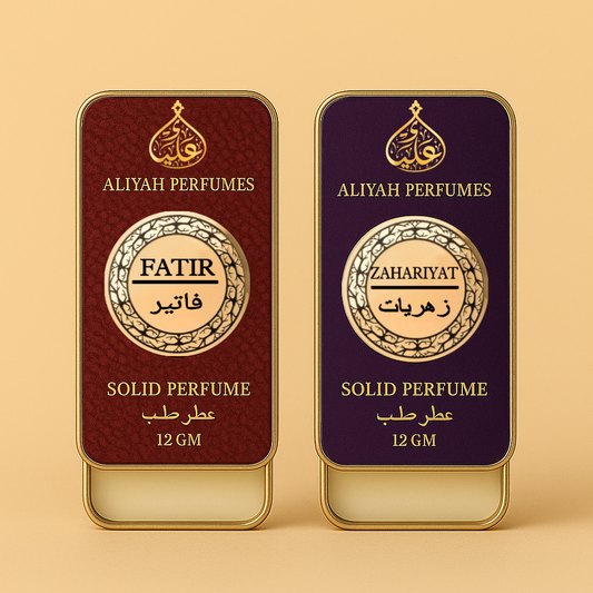 Fatir & Zahariyat Solid Perfume Combo – Premium Long-Lasting Arabic Attar (12 GM Each)